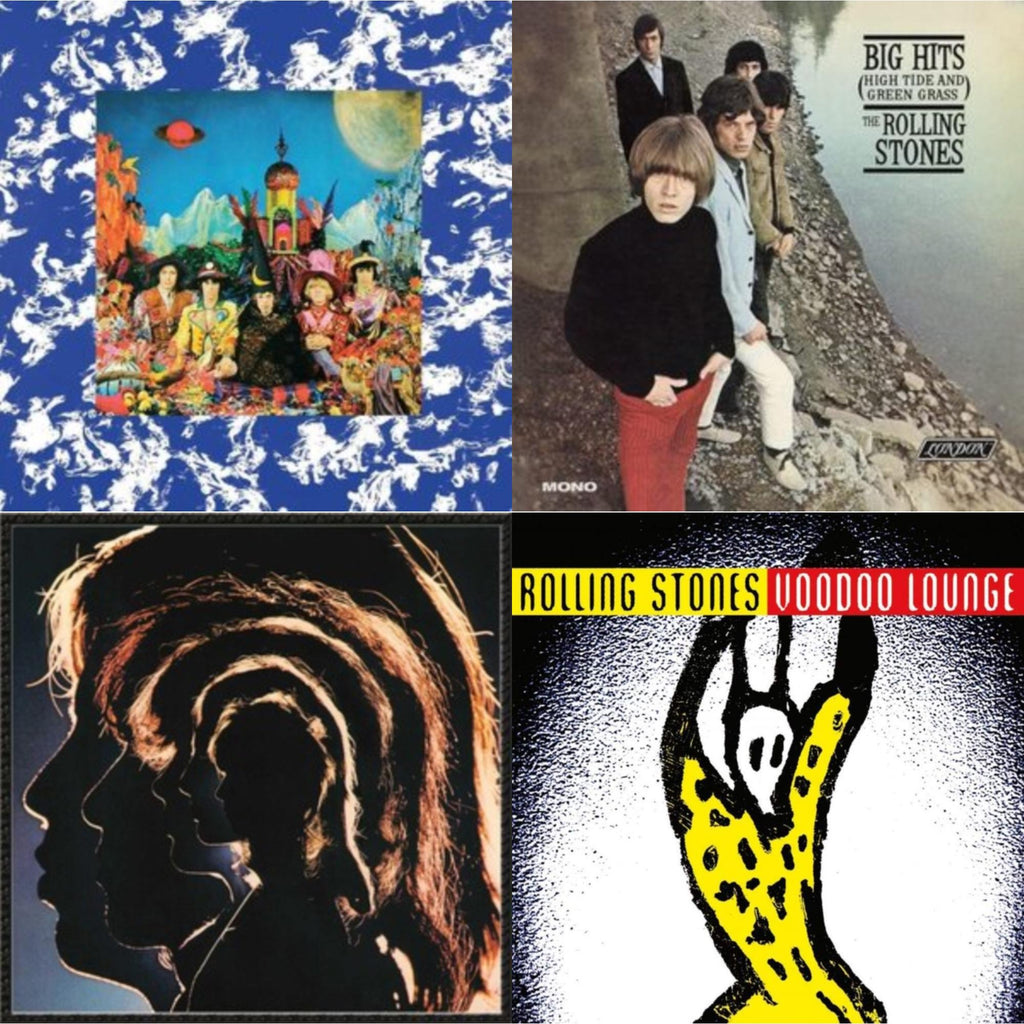 Their Satanic Majesties Request & Big Hits (High Tide Green Grass LP Vinyl) & Hot Rocks 1964-1971 (2LP) & Voodoo Lounge (30Th Anniversary) (Red/Yellow Vinyl/2LP)
