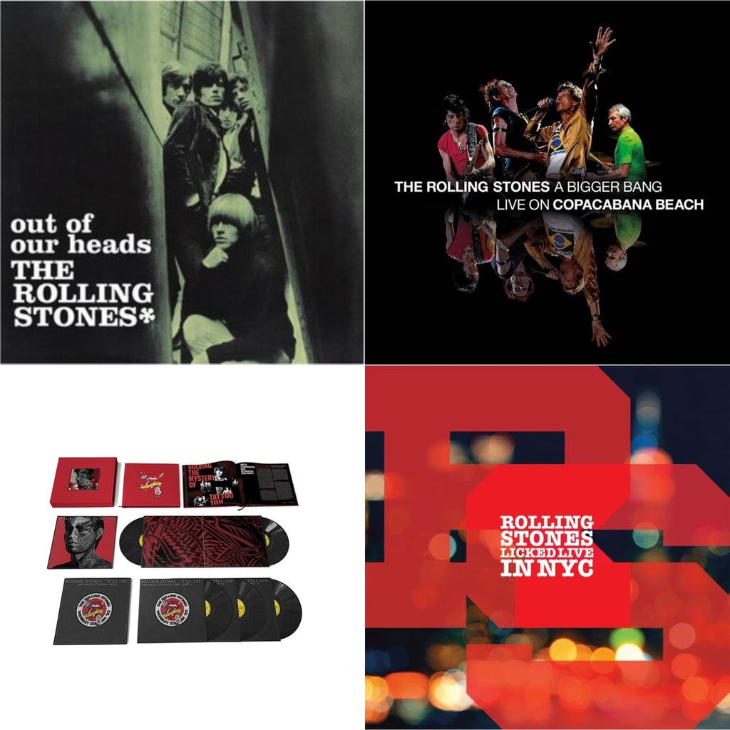 Out Of Our Heads (Uk) & Bigger Bang Live On Copacabana Beach (Multi Color Vinyl/3LP) & Tattoo You (2021 Remaster/5LP Box Set) & Licked Live In Nyc (White Vinyl/3LP)