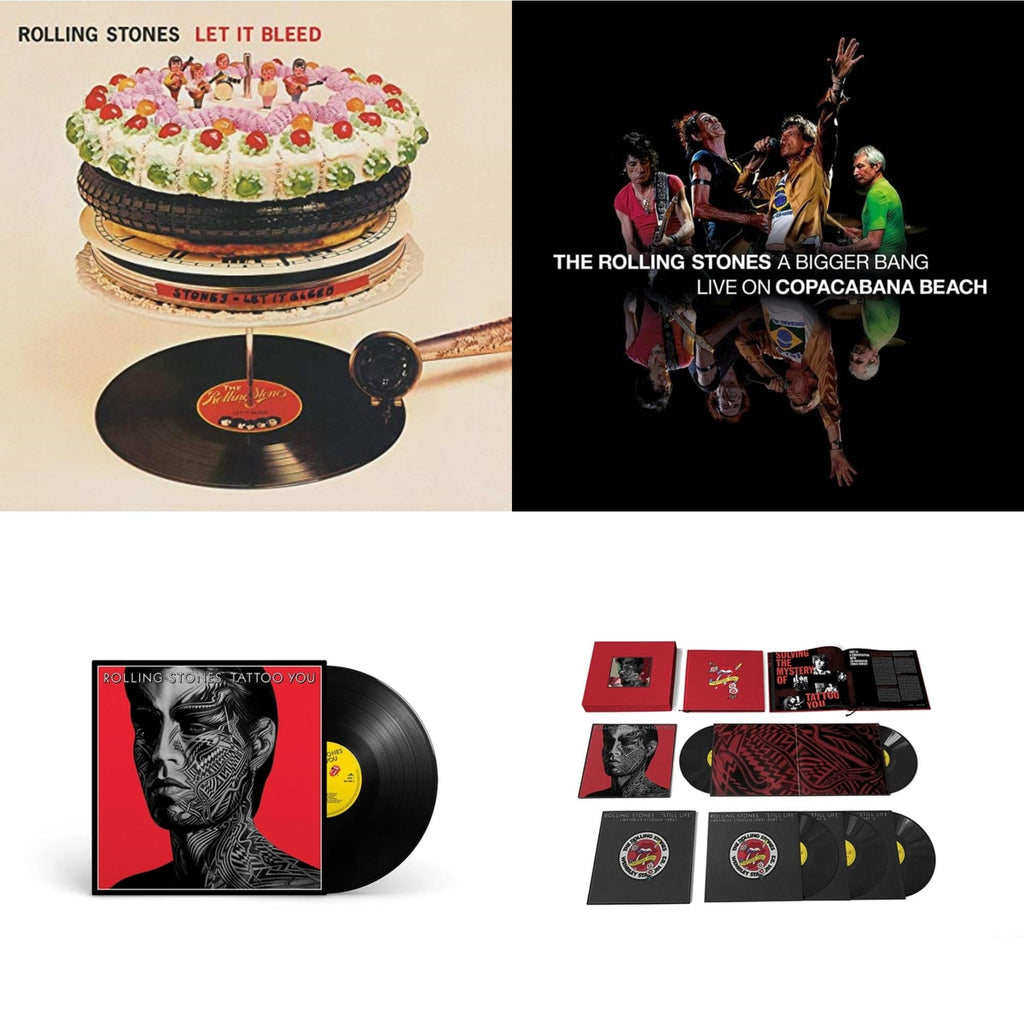 Let It Bleed (50Th Anniversary Edition) & Bigger Bang Live On Copacabana Beach (Multi Color Vinyl/3LP) & Tattoo You (2021 Remaster) & Tattoo You (2021 Remaster/5LP Box Set)