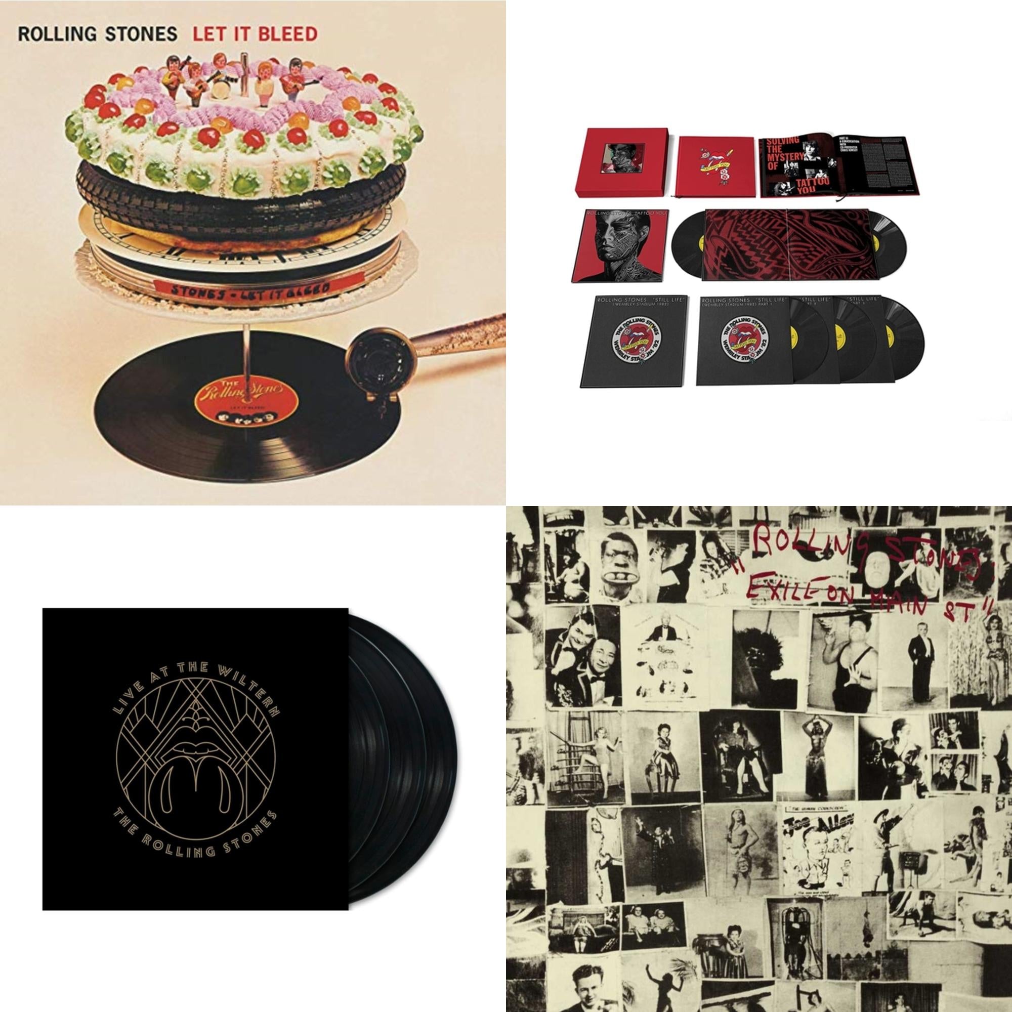 Let It Bleed (50Th Anniversary Edition) & Tattoo You (2021 Remaster/5LP Box Set) & Live At The Wiltern (3LP) & Exile On Main Street (2LP)