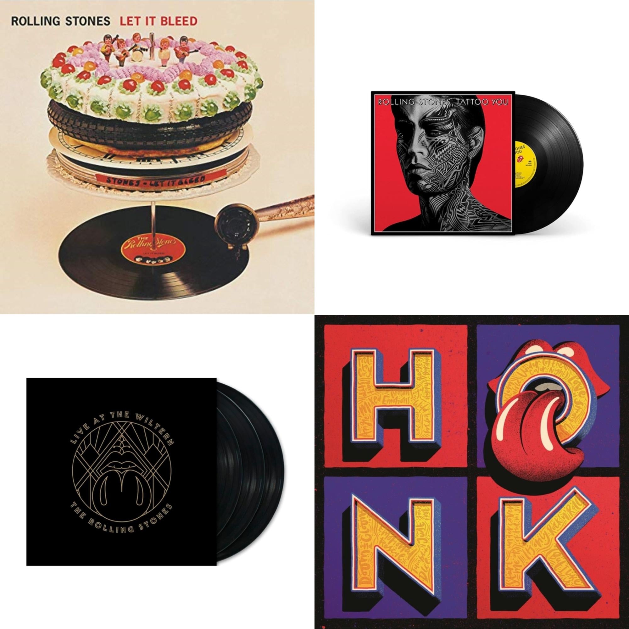 Let It Bleed (50Th Anniversary Edition) & Tattoo You (2021 Remaster) & Live At The Wiltern (3LP) & Honk (Translucent Red Vinyl/2LP)