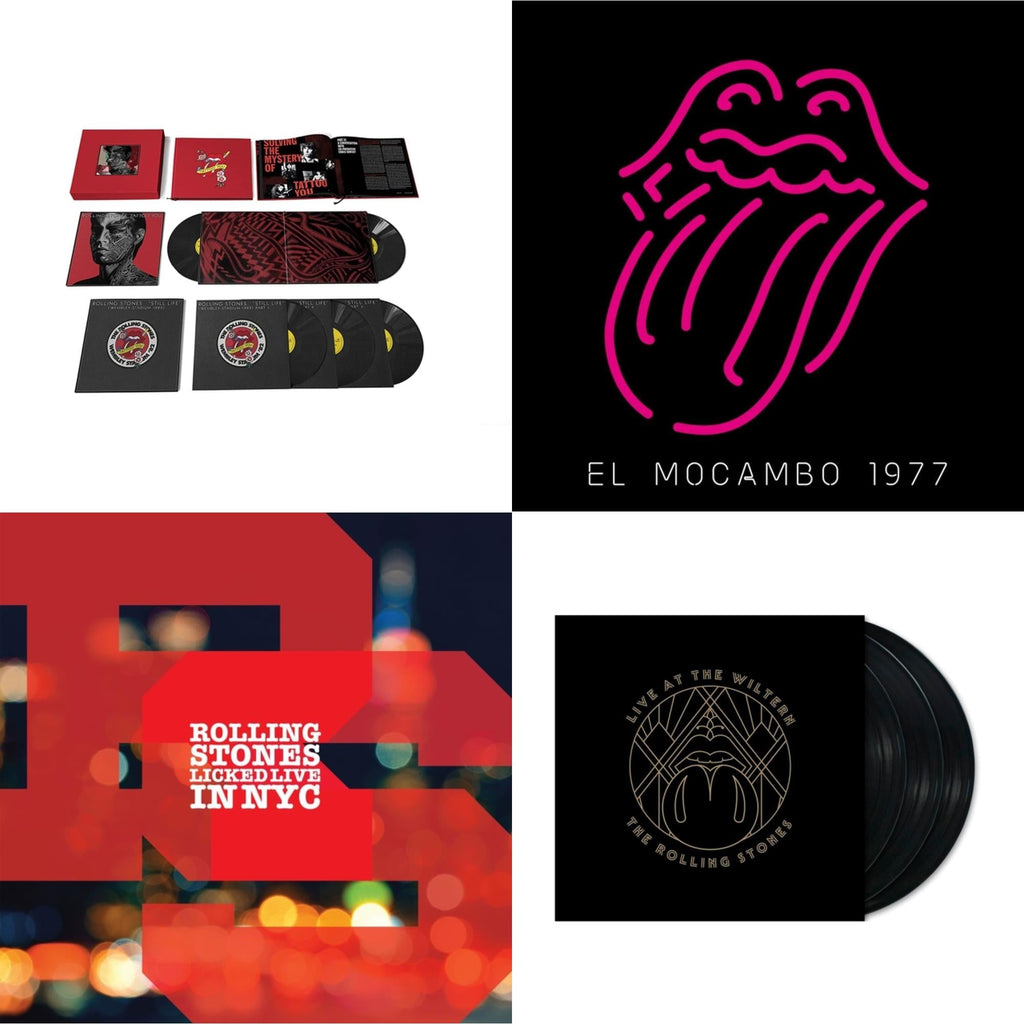 Tattoo You (2021 Remaster/5LP Box Set) & Live At The El Mocambo (4LP) & Licked Live In Nyc (White Vinyl/3LP) & Live At The Wiltern (3LP)