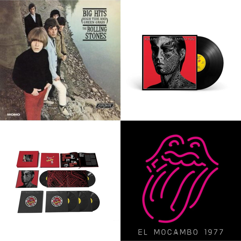 Big Hits (High Tide Green Grass LP Vinyl) & Tattoo You (2021 Remaster) & Tattoo You (2021 Remaster/5LP Box Set) & Live At The El Mocambo (4LP)