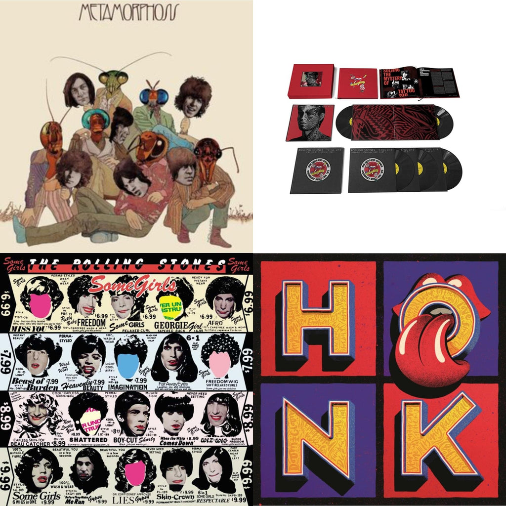 Metamorphosis & Tattoo You (2021 Remaster/5LP Box Set) & Some Girls & Honk (Translucent Red Vinyl/2LP)