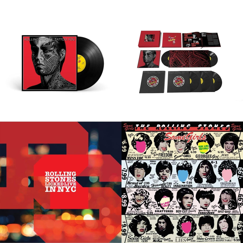Tattoo You (2021 Remaster) & Tattoo You (2021 Remaster/5LP Box Set) & Licked Live In Nyc (White Vinyl/3LP) & Some Girls
