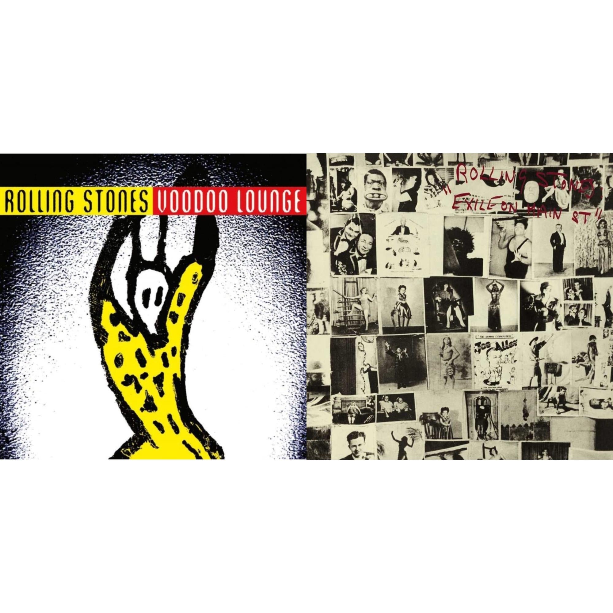 Voodoo Lounge (30Th Anniversary) (Red/Yellow Vinyl/2LP) & Exile On Main Street (2LP)