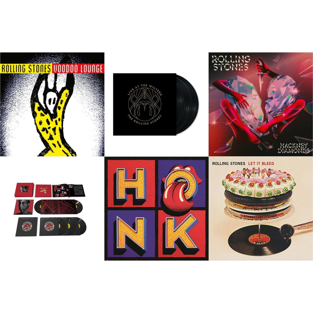 Let It Bleed (50Th Anniversary Edition) & Tattoo You (2021 Remaster/5LP Box Set) & Hackney Diamonds & Live At The Wiltern (3LP) & Voodoo Lounge (30Th Anniversary) (Red/Yellow Vinyl/2LP) & Honk (Translucent Red Vinyl/2LP)