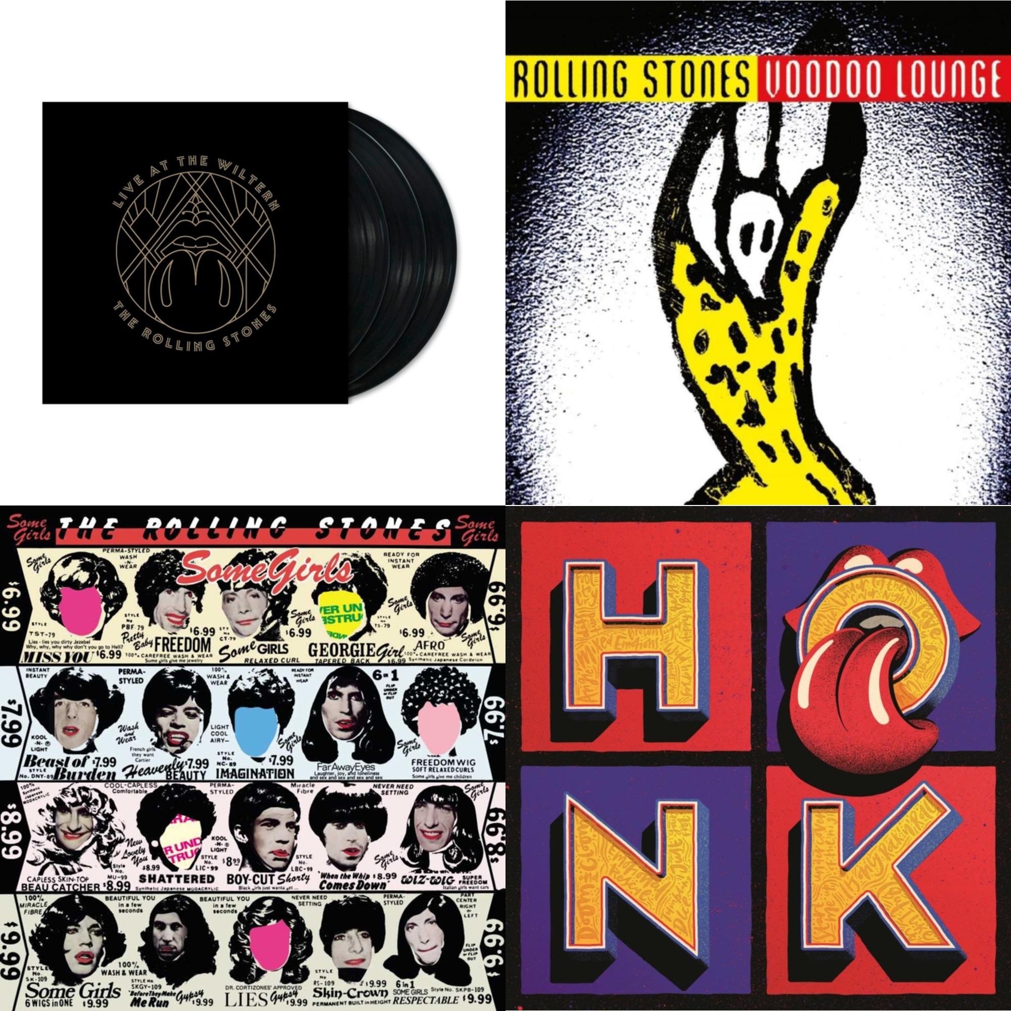 Live At The Wiltern (3LP) & Voodoo Lounge (30Th Anniversary) (Red/Yellow Vinyl/2LP) & Some Girls & Honk (Translucent Red Vinyl/2LP)