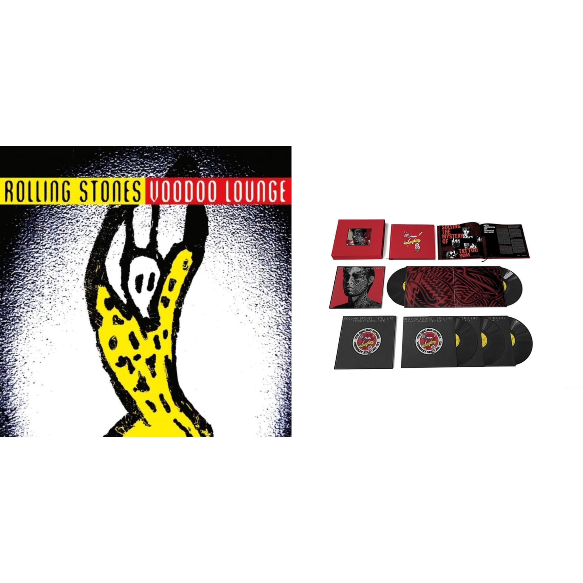 Tattoo You (2021 Remaster/5LP Box Set) & Voodoo Lounge (30Th Anniversary) (Red/Yellow Vinyl/2LP)