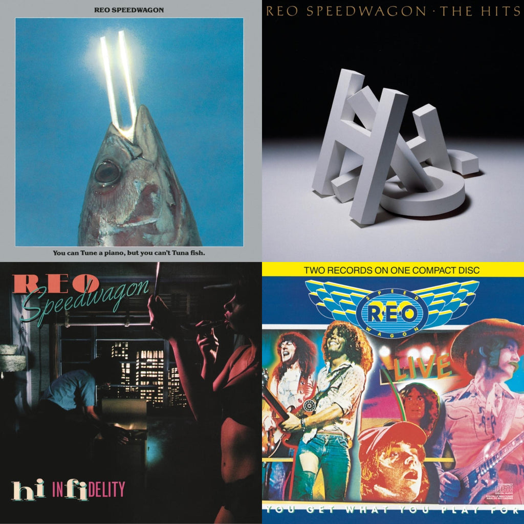 Reo Speedwagon - You Can Tune A Piano But You Can't Tuna Fish & Hits & Hi Infidelity & Live: You Get What You Play For - CD Bundle