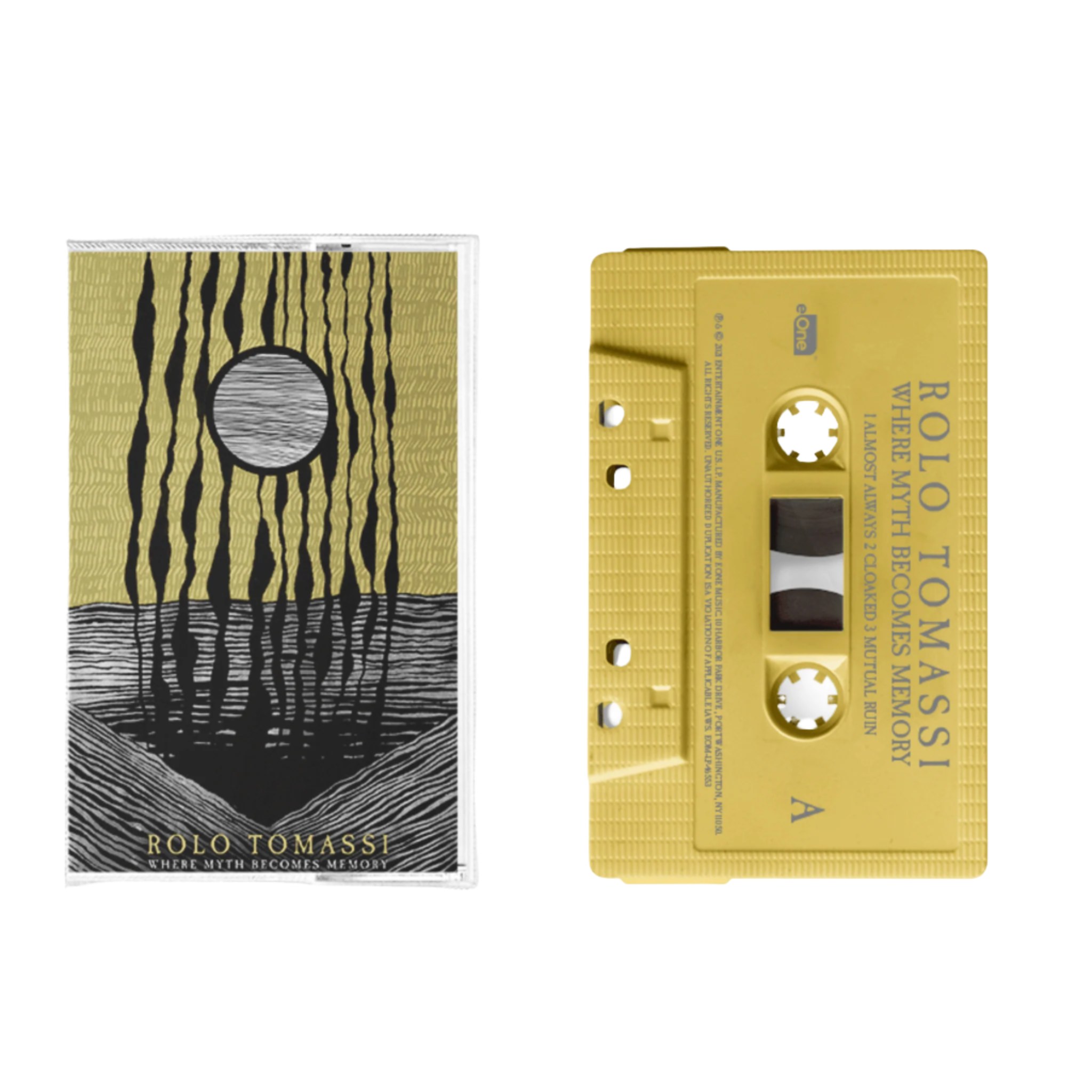Rolo Tomassi - Where Myth Becomes Memory Yellow Cassette Tape