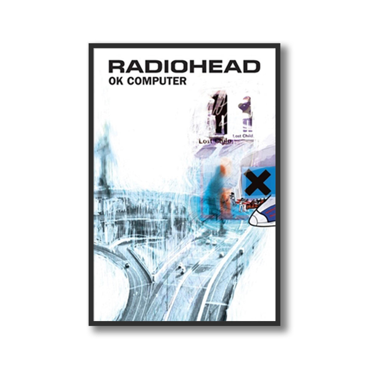 Radiohead OK Computer Framed Poster