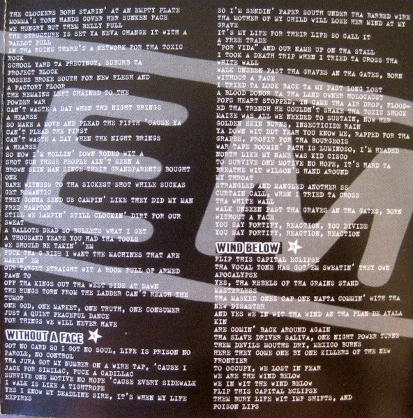 Rage Against The Machine – Evil Empire Music CD
