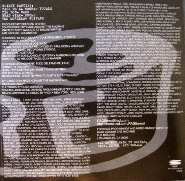 Rage Against The Machine – Evil Empire Music CD