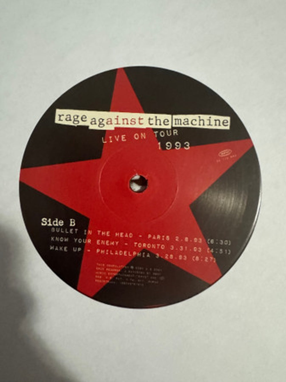Rage Against The Machine – Live On Tour 1993 (2-LP Vinyl) Vinyl Record