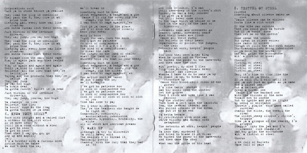 Rage Against The Machine – Rage Against The Machine Music CD