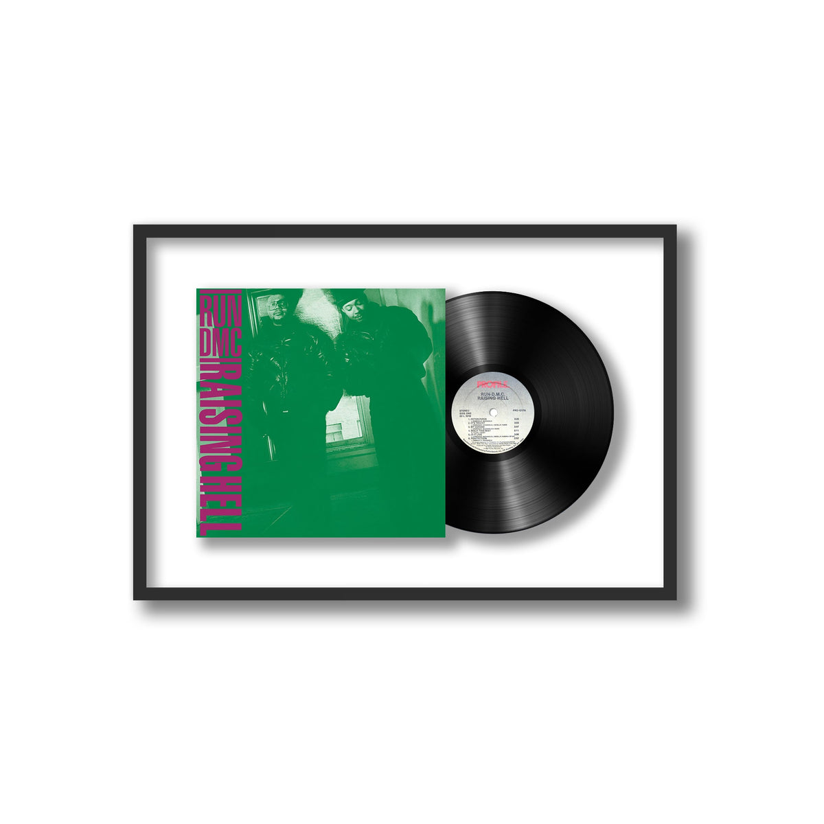 Run-D.M.C. - Raising Hell - Framed Vinyl Record