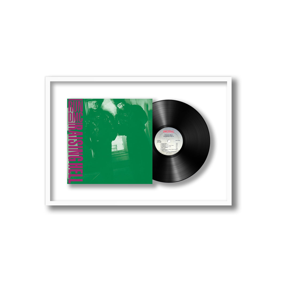 Run-D.M.C. - Raising Hell - Framed Vinyl Record