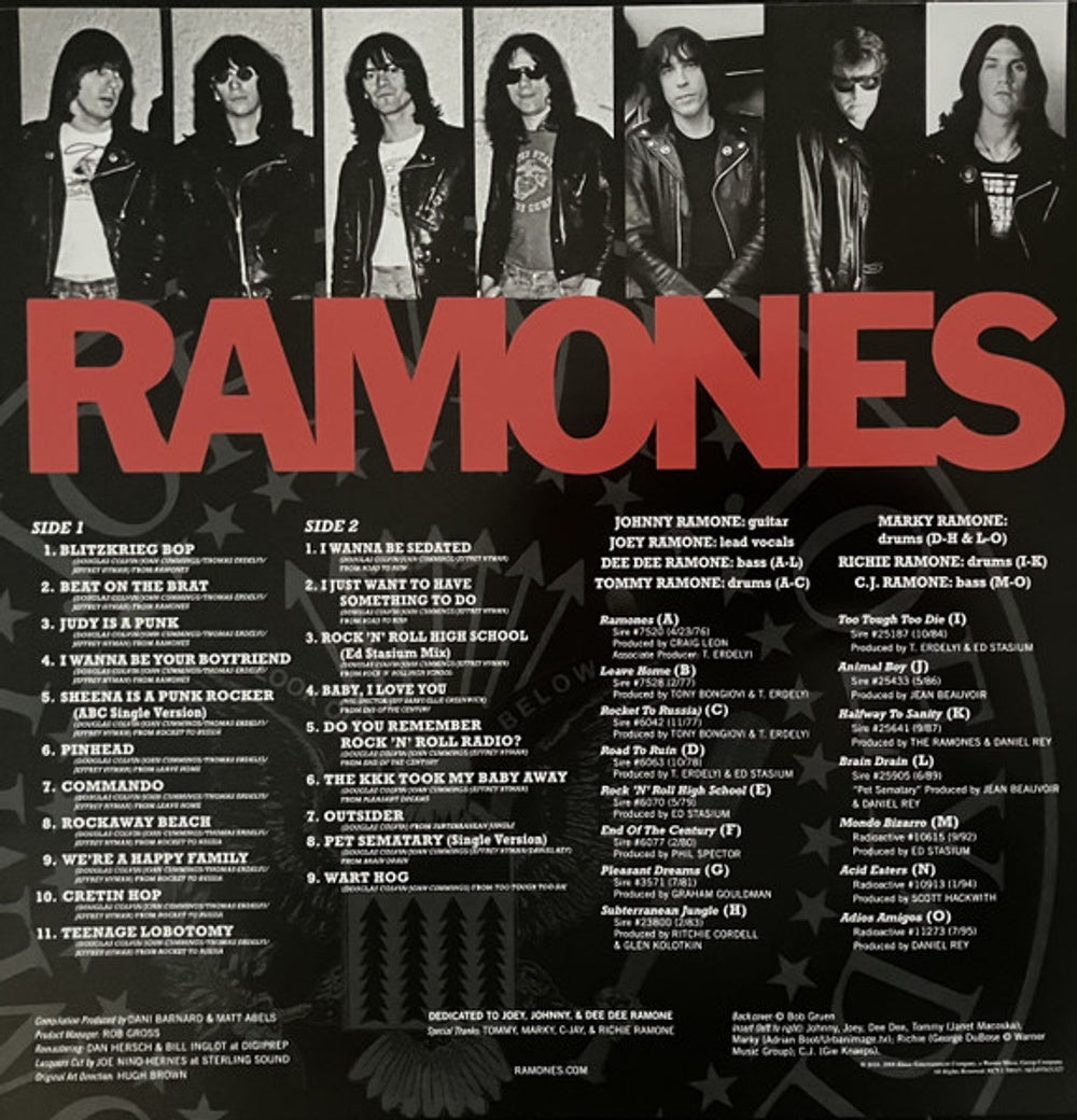 Ramones – Greatest Hits (LP Vinyl) Vinyl Record