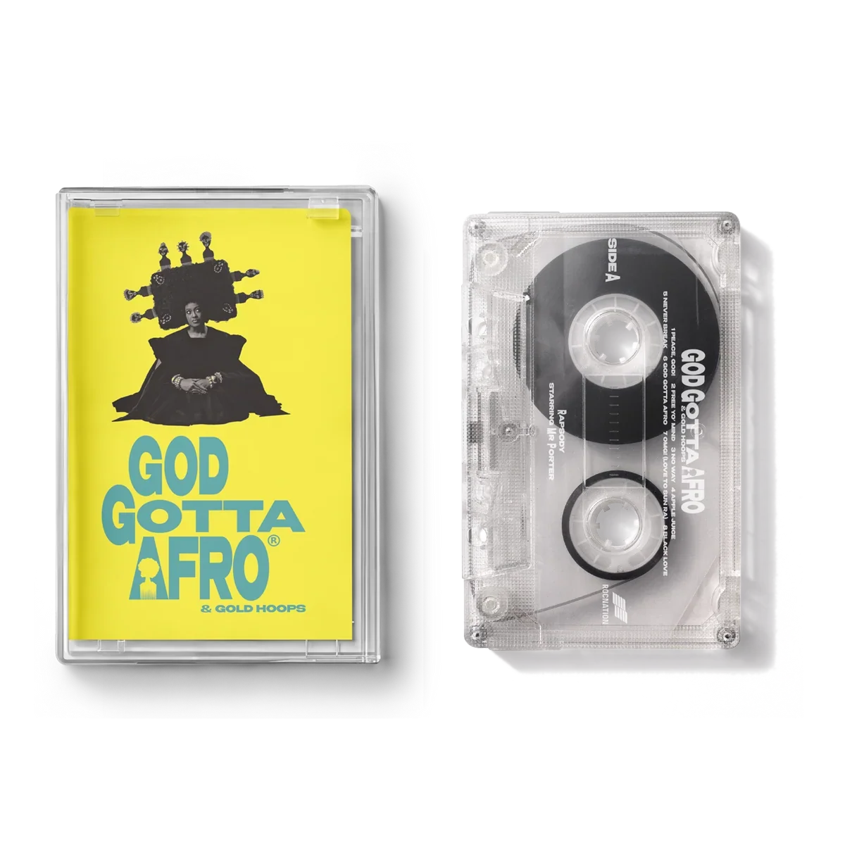 Rapsody – God Gotta Afro & Gold Hoops Music Cassette Tape