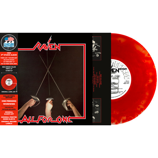 All For One (Colored Vinyl, Red & Black Smoke) Vinyl Record