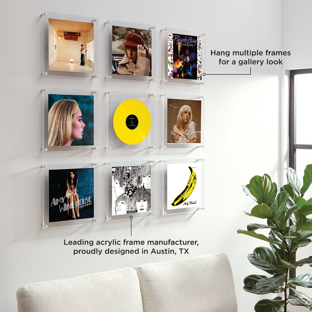 Vinyl Record Picture Frame | LP Wall Display