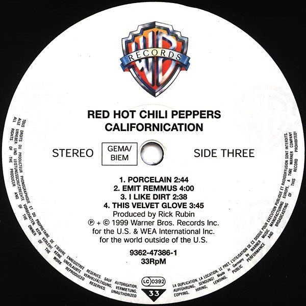 Red Hot Chili Peppers – Californication (180 Gram 2xLP Vinyl) Vinyl Record