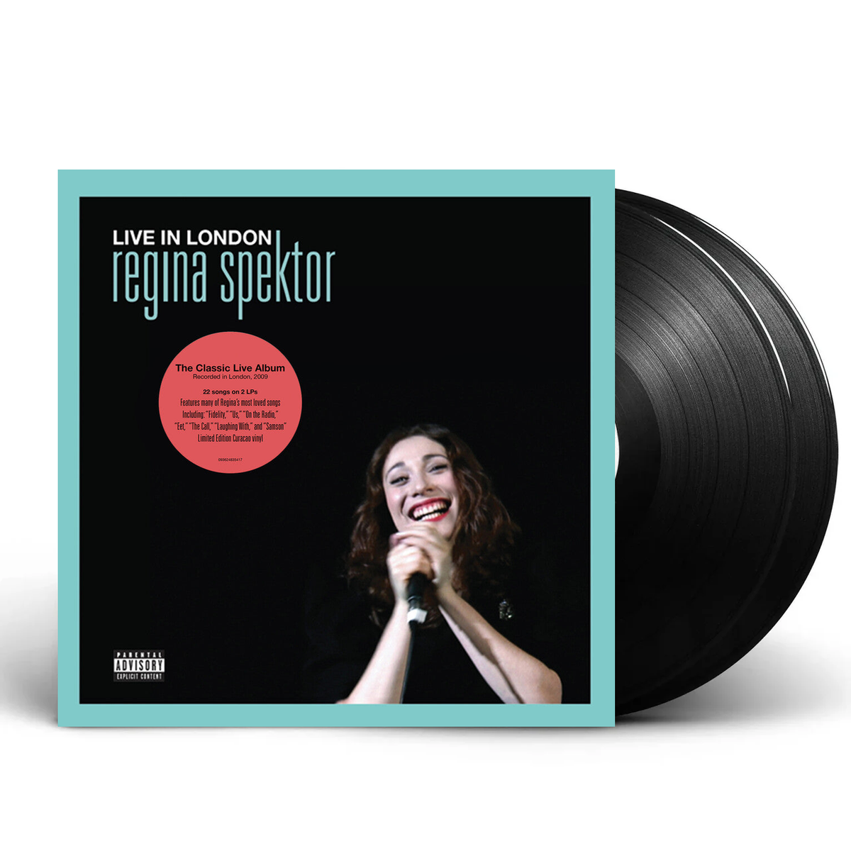 Regina Spektor – Live in London 2LP (Curacao blue LP Vinyl) Vinyl Record