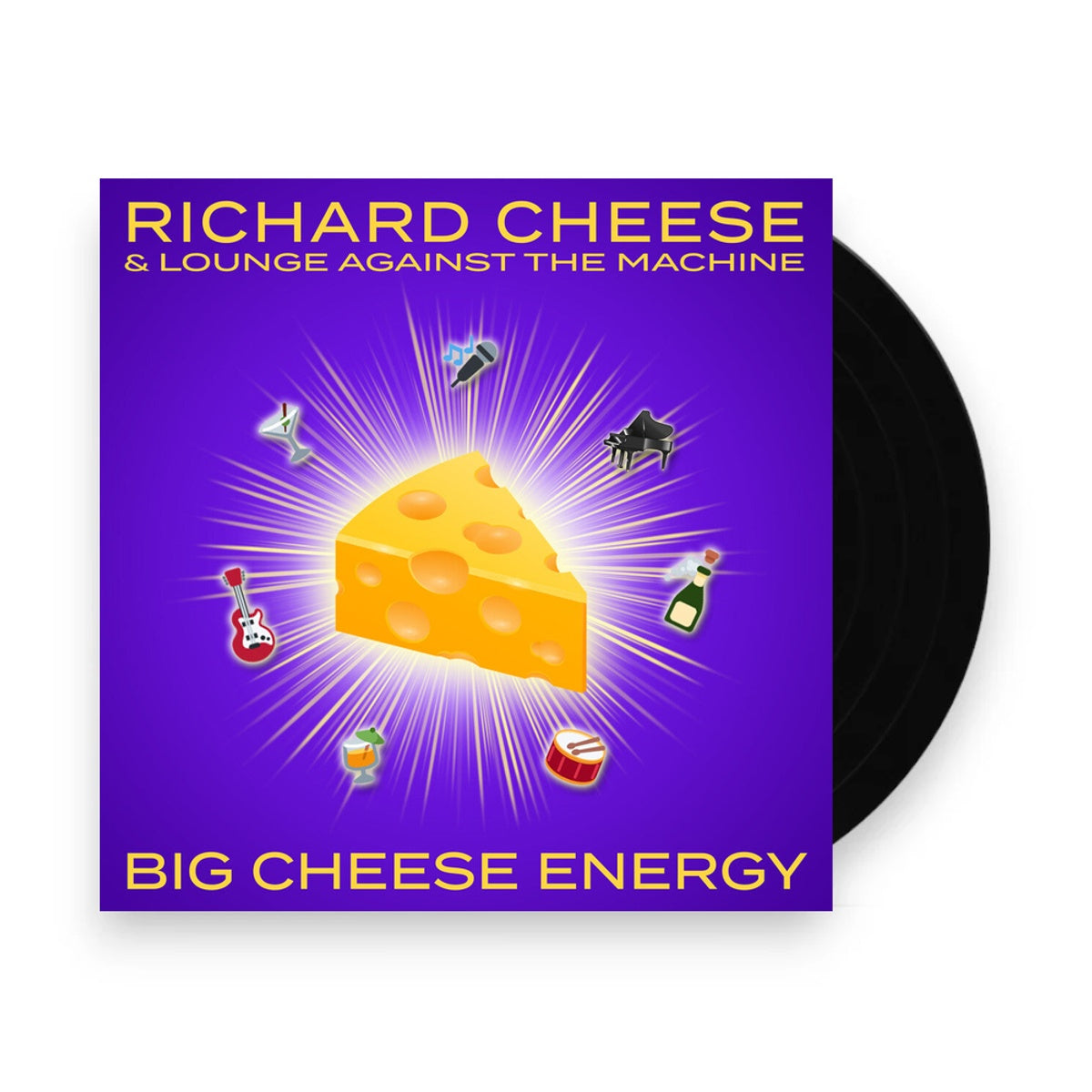 Richard Cheese – Big Cheese Energy (Yellow LP Vinyl) Vinyl Record