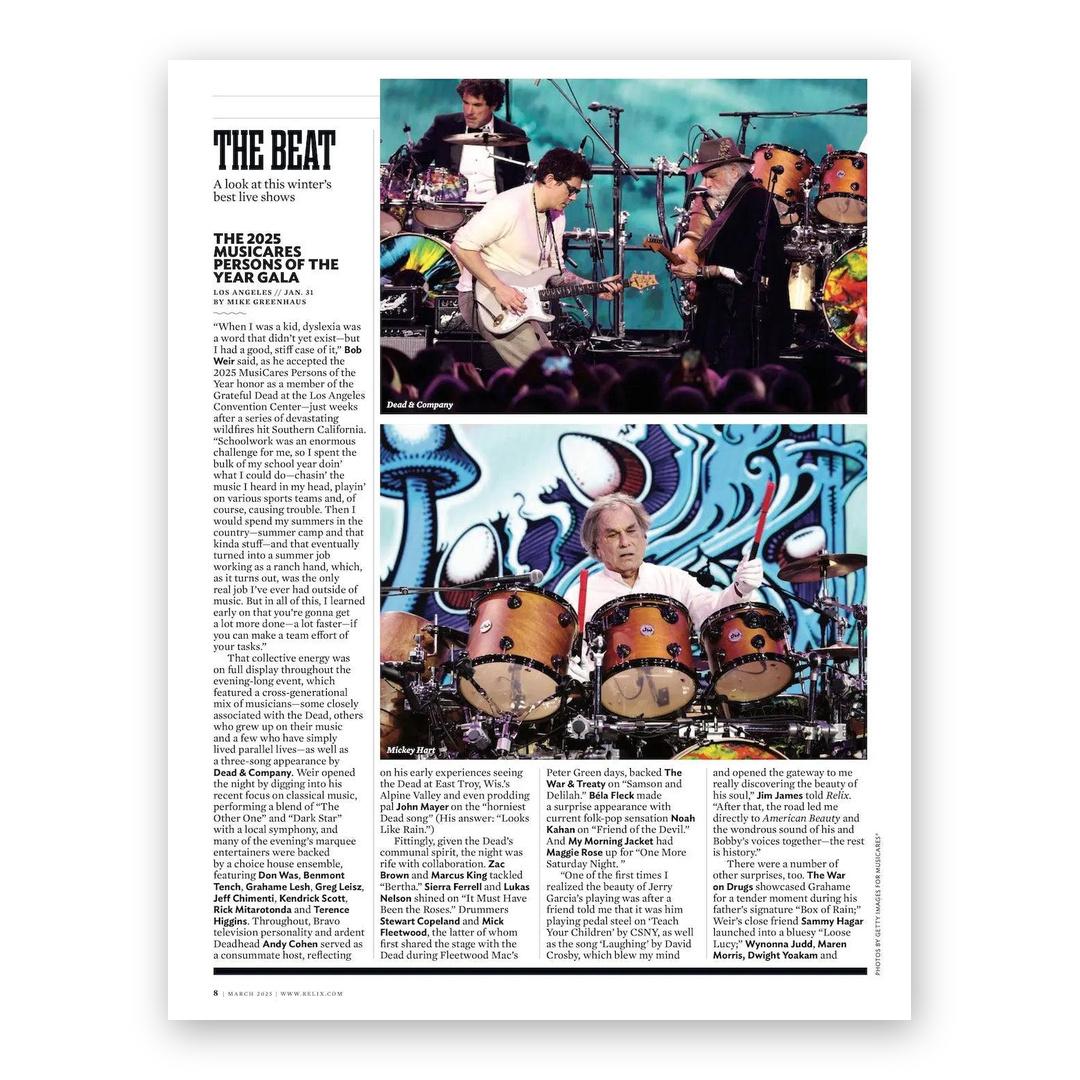 Ringo Starr - March 2025 Relix Issue Magazine