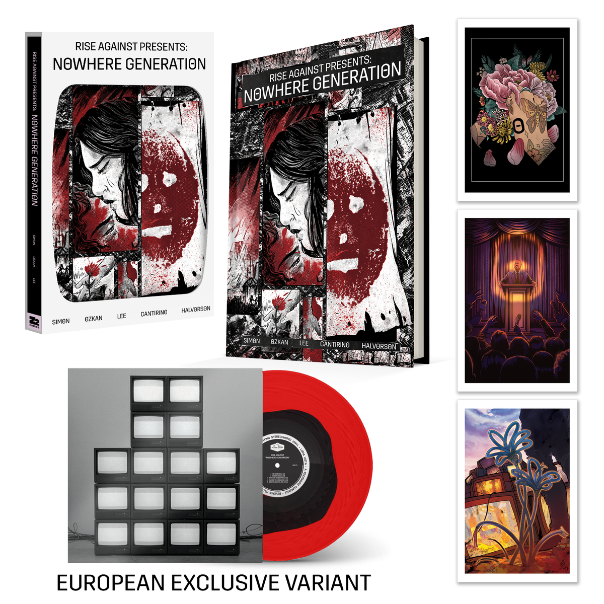 Rise Against Presents Nowhere Generation Deluxe Graphic Novel Bundle