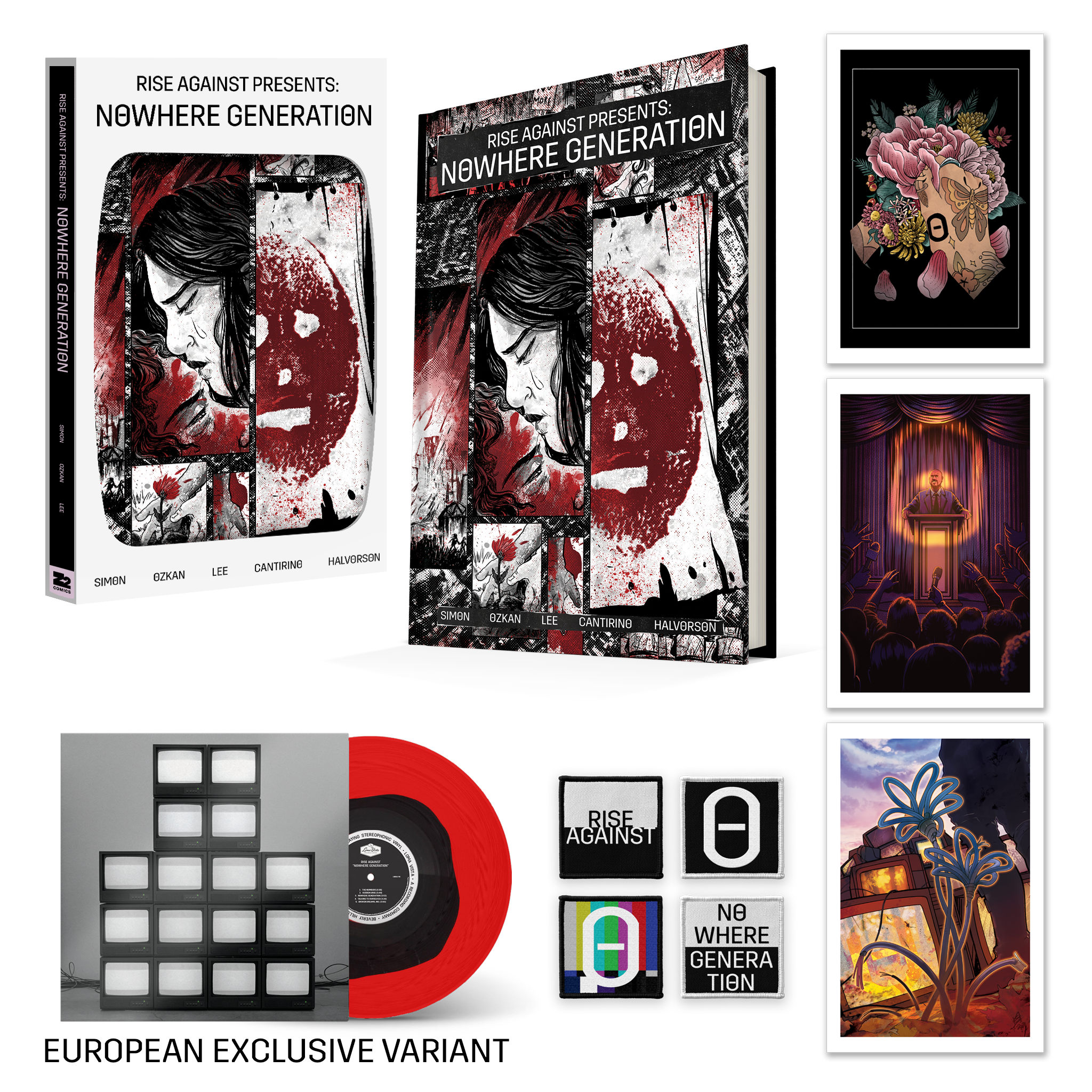 Rise Against Presents Nowhere Generation Deluxe Graphic Novel Bundle