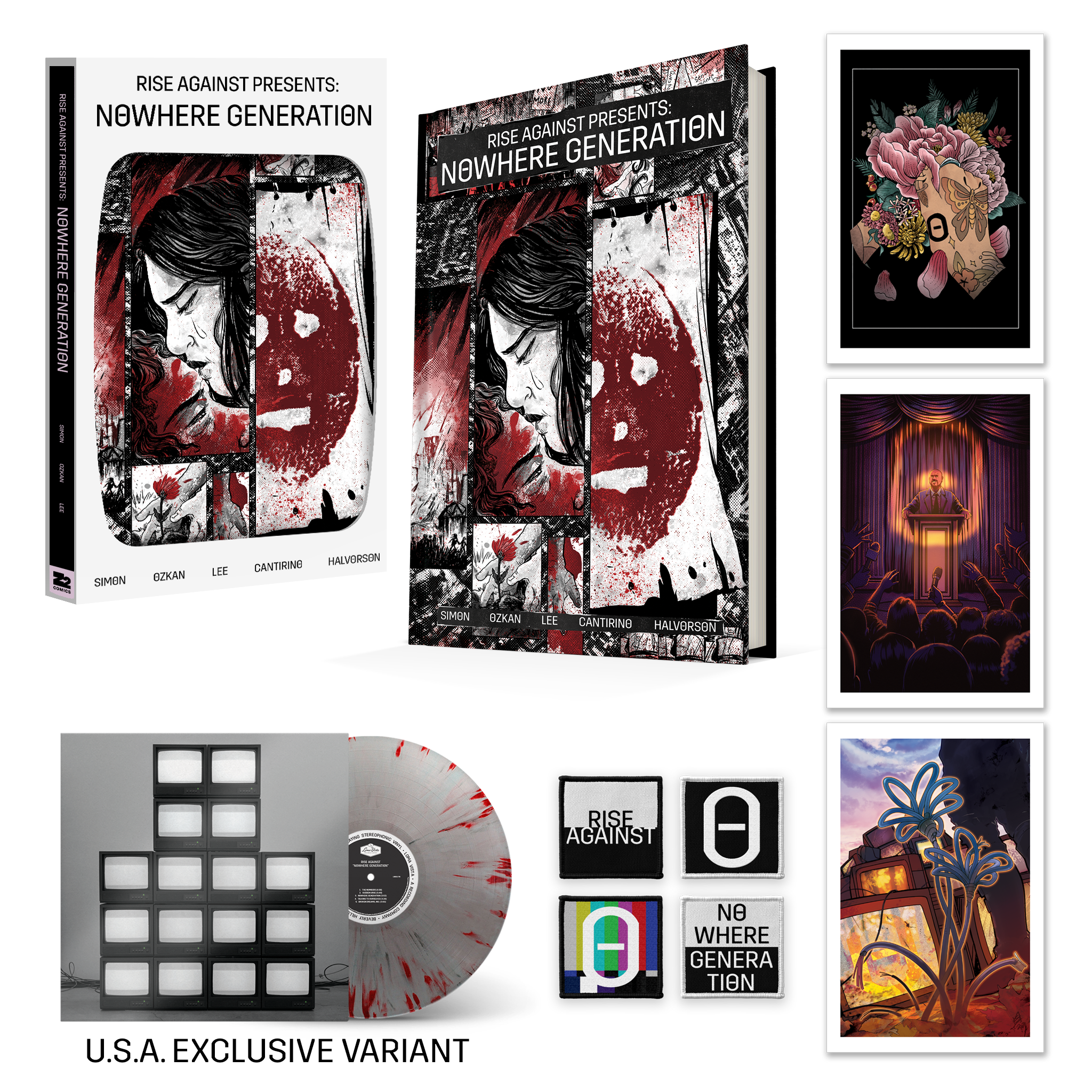 Rise Against Presents Nowhere Generation Deluxe Graphic Novel Bundle