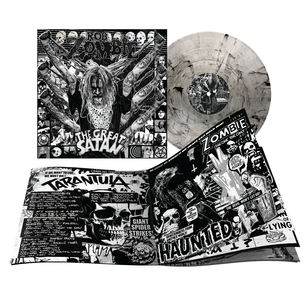 Rob Zombie - The Great Satan LP (Exclusive Limited Edition of 1,000 - Clear with Black Smoke Vinyl) Vinyl Record