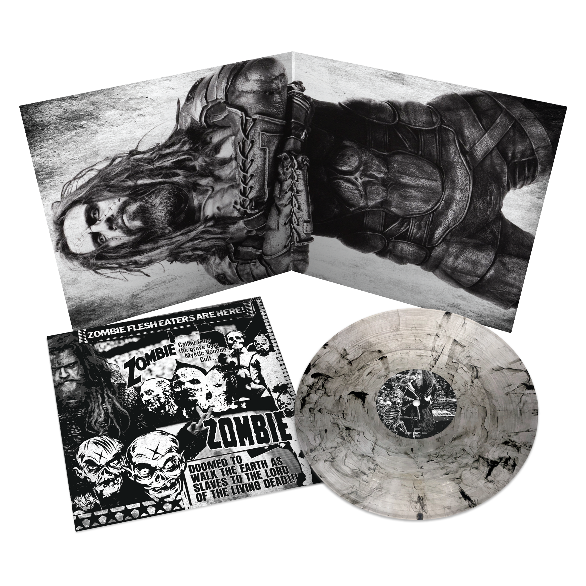 Rob Zombie - The Great Satan LP (Exclusive Limited Edition of 1,000 - Clear with Black Smoke Vinyl) Vinyl Record