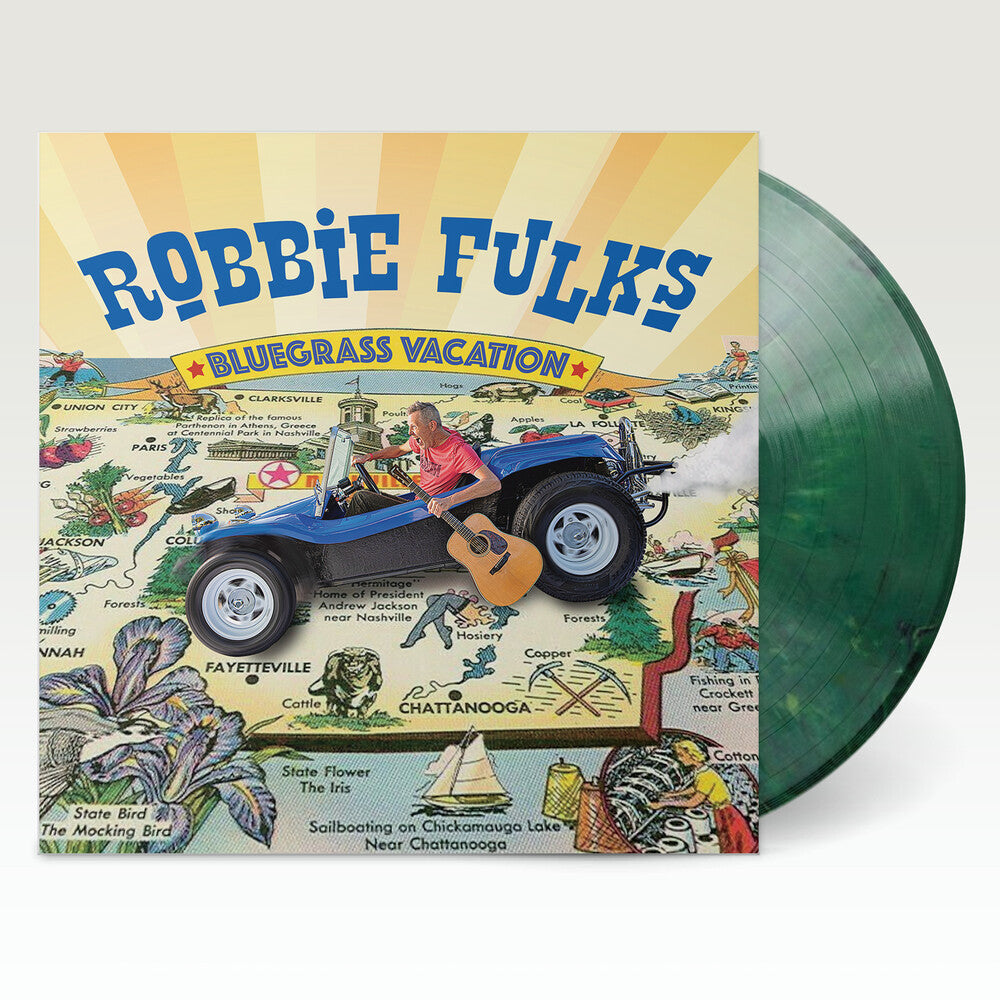 Robbie Fulks – Bluegrass Vacation (Blue/Green LP Vinyl) Vinyl Record