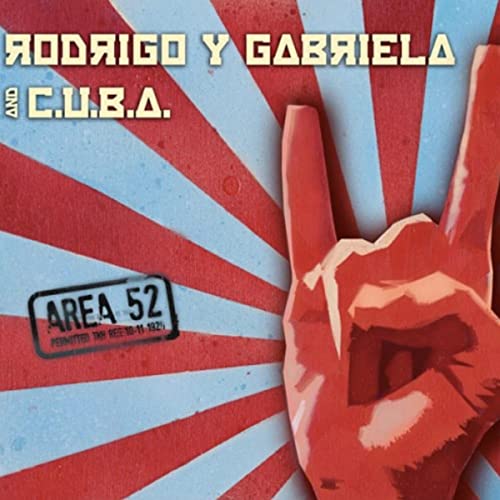 Rodrigo Y Gabriela/C.U.B.A Area 52 [Red/Blue Splatter 2 LP] Vinyl Record