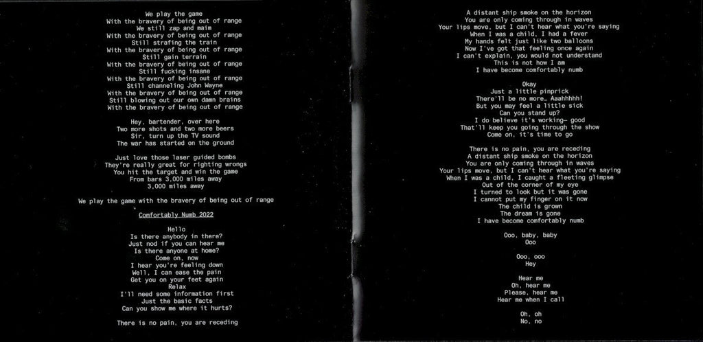 Roger Waters – The Lockdown Sessions Music CD