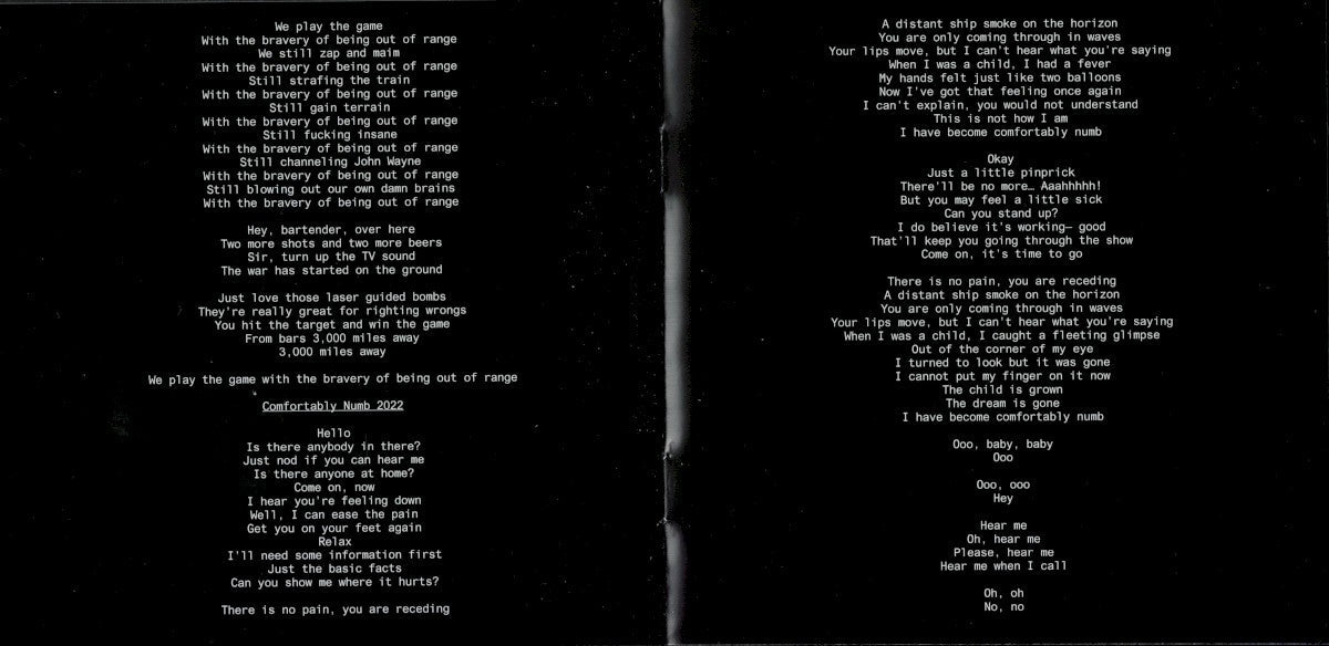Roger Waters – The Lockdown Sessions Music CD
