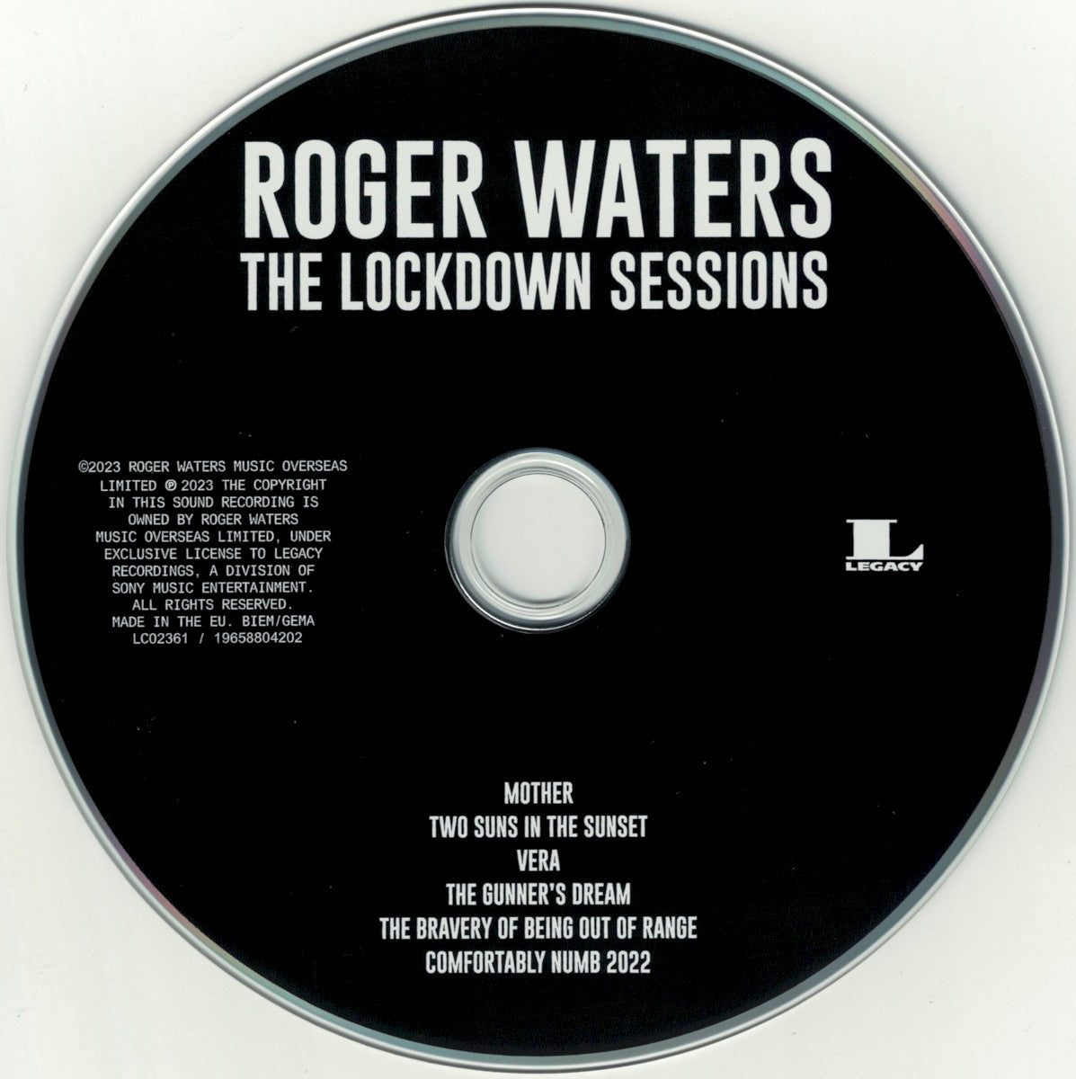 Roger Waters – The Lockdown Sessions Music CD