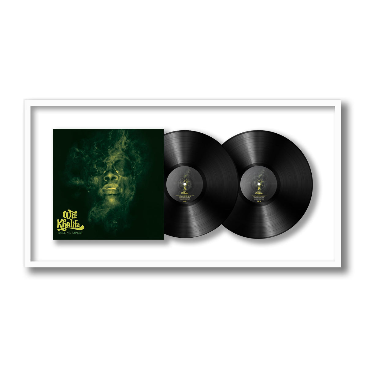 Wiz Khalifa - Rolling Papers - Framed Vinyl Record