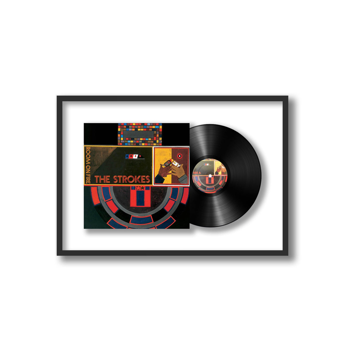 The Strokes - Room On Fire - Framed Vinyl Record