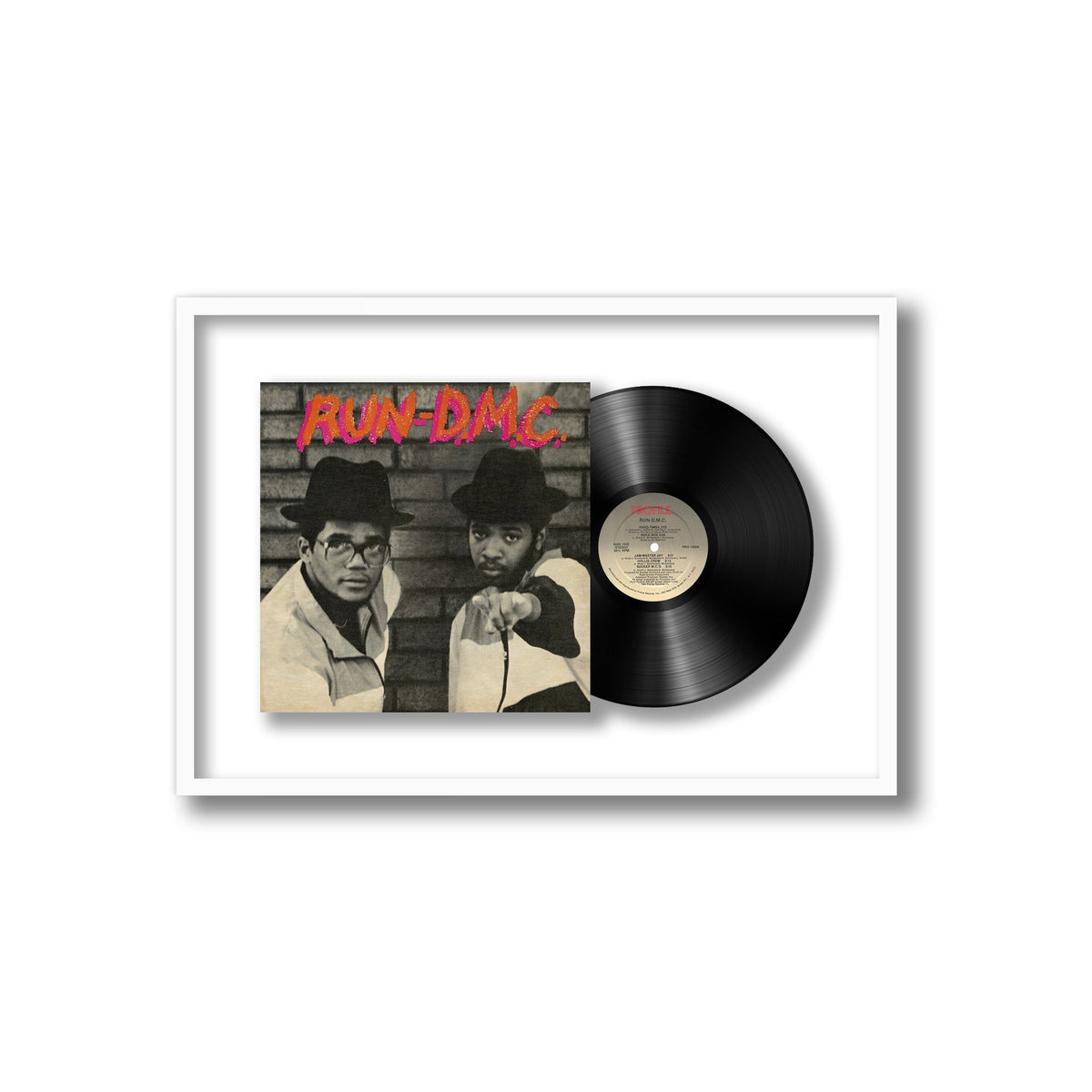 Run-D.M.C.- Run-D.M.C. - Framed Vinyl Record