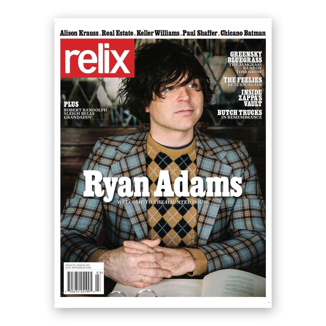 Ryan Adams - March 2017 Relix Issue Magazine