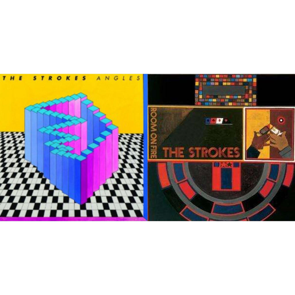 Strokes - Room On Fire & Angles (Gatefold) - LP Vinyl Record Bundle
