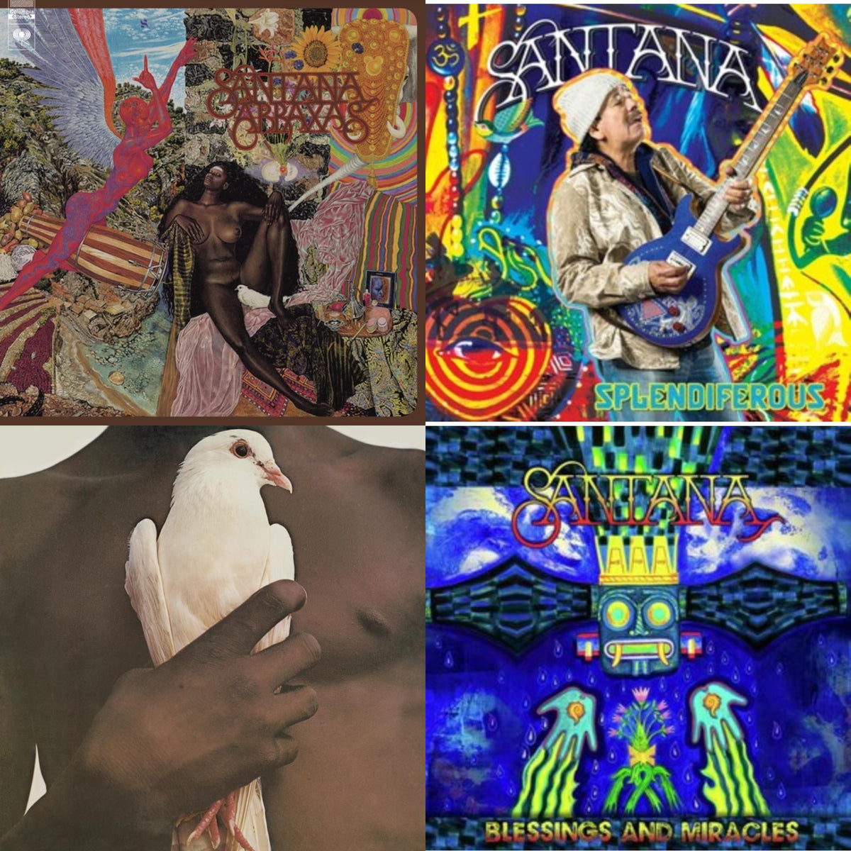 Santana - Splendiferous (2LP/150G) & Blessings & Miracles & Abraxas & Greatest Hits (1974) (150G/Dl Card)