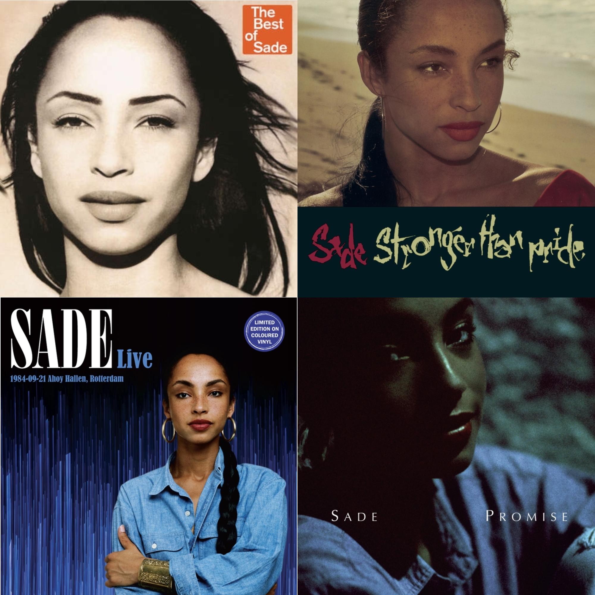 Sade - Best Of Sade (2LP/180G/Gatefold) & Stronger Than Pride & Sade Live: 1984-09-21 Ahoy Hallen, Rotterdam (2LP) & Promise