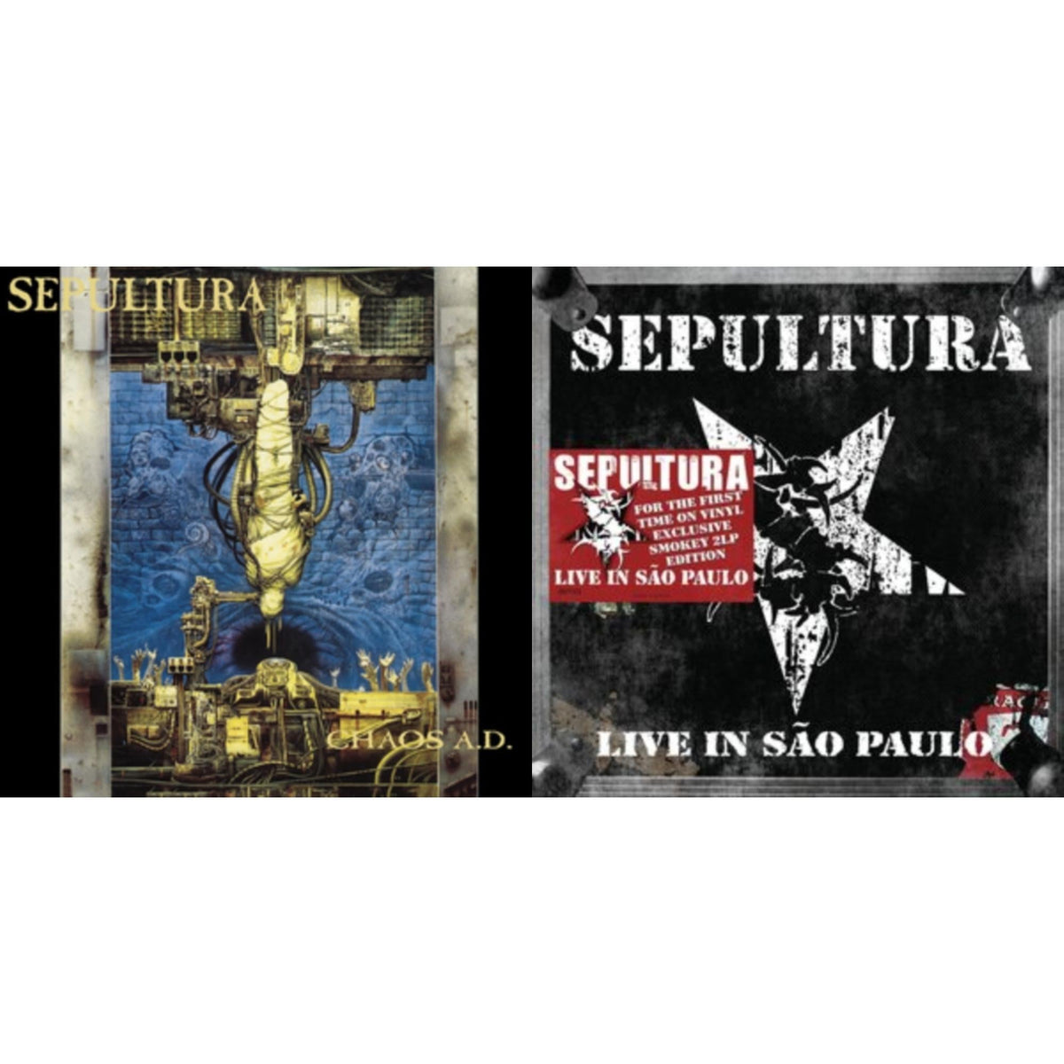 Chaos A.D. (Expanded Edition/2LP) & Live In Sao Paulo (2LP)