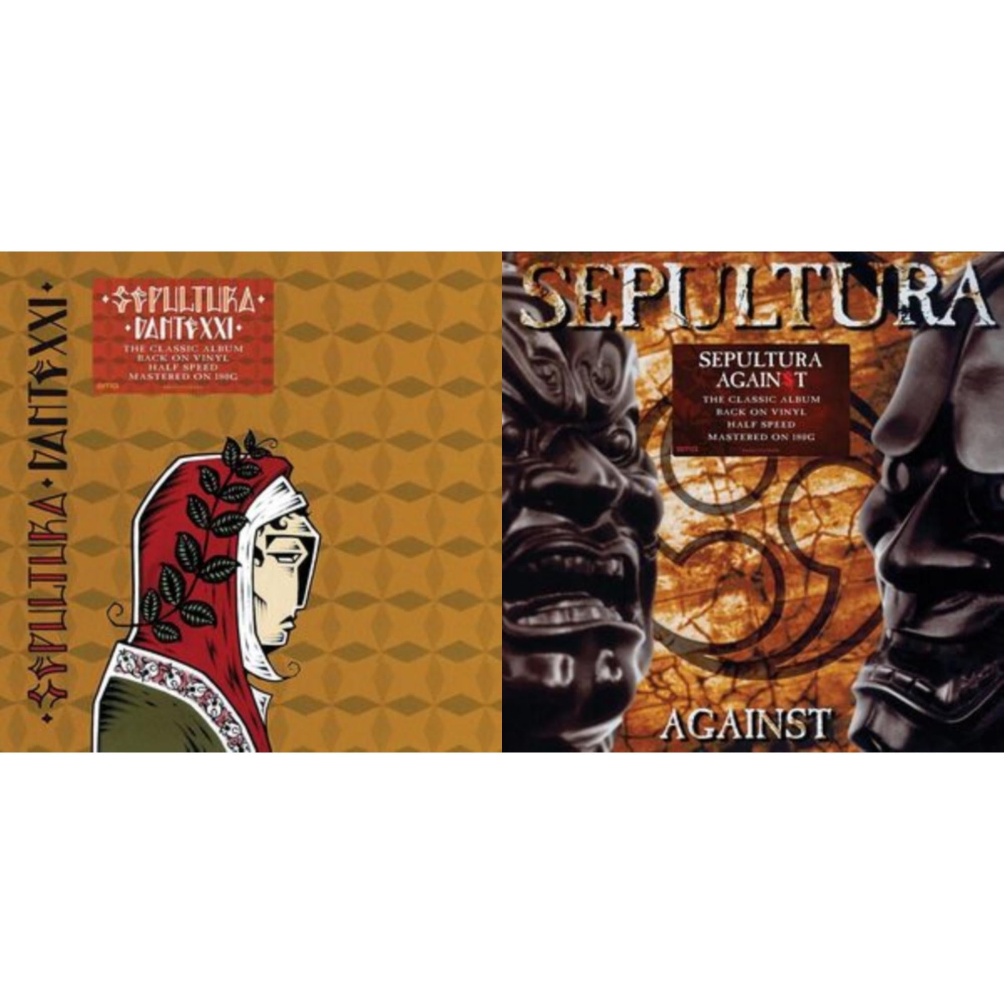 Sepultura - Dante Xxi & Against - LP Vinyl Bundle