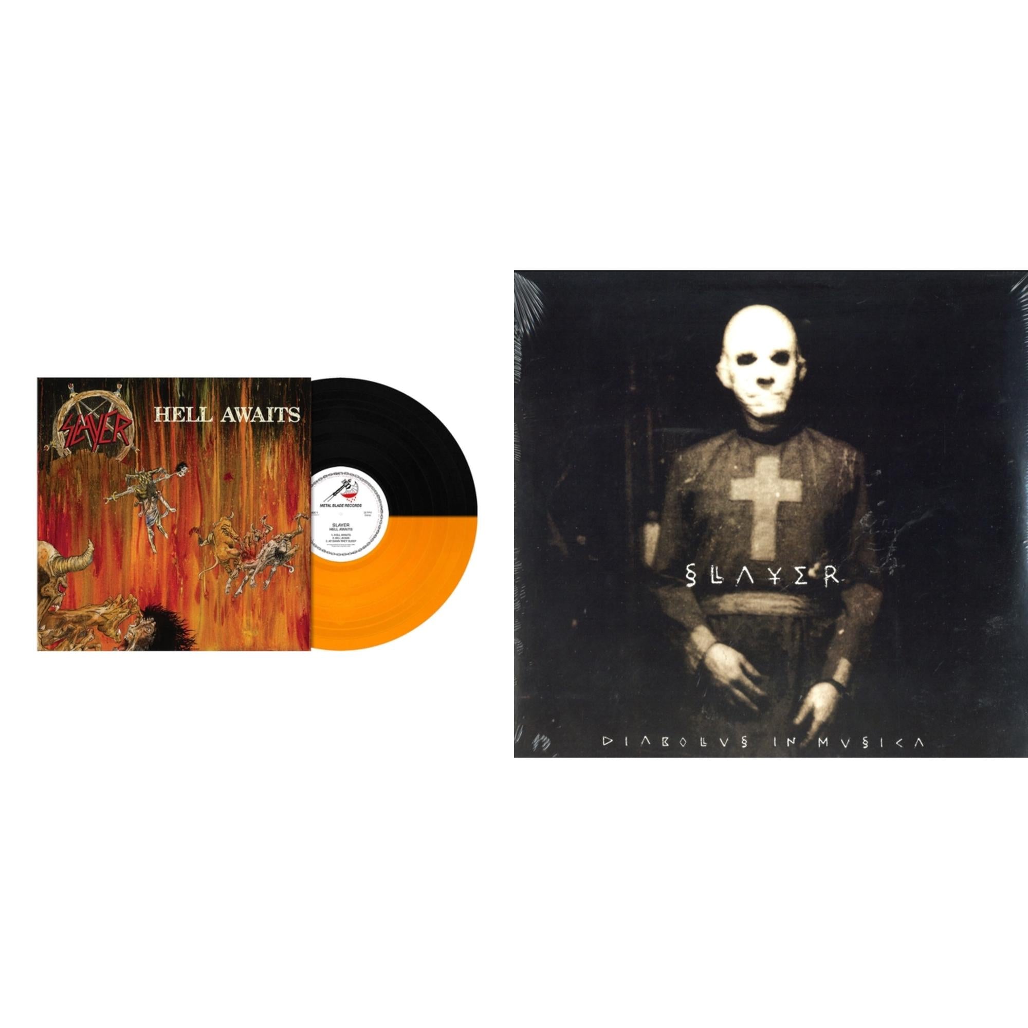 Hell Awaits (Transparent Orange & Black Split LP Vinyl) & Diabolus In Musica